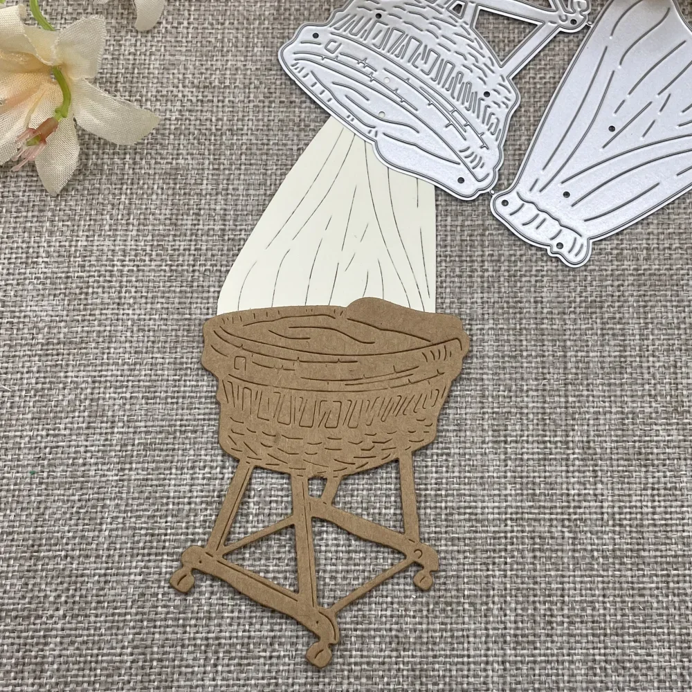 

Металлические вырубные формы для детской кроватки-люльки, для скрапбукинга, декоративного тиснения, рукоделия, шаблон для вырезания