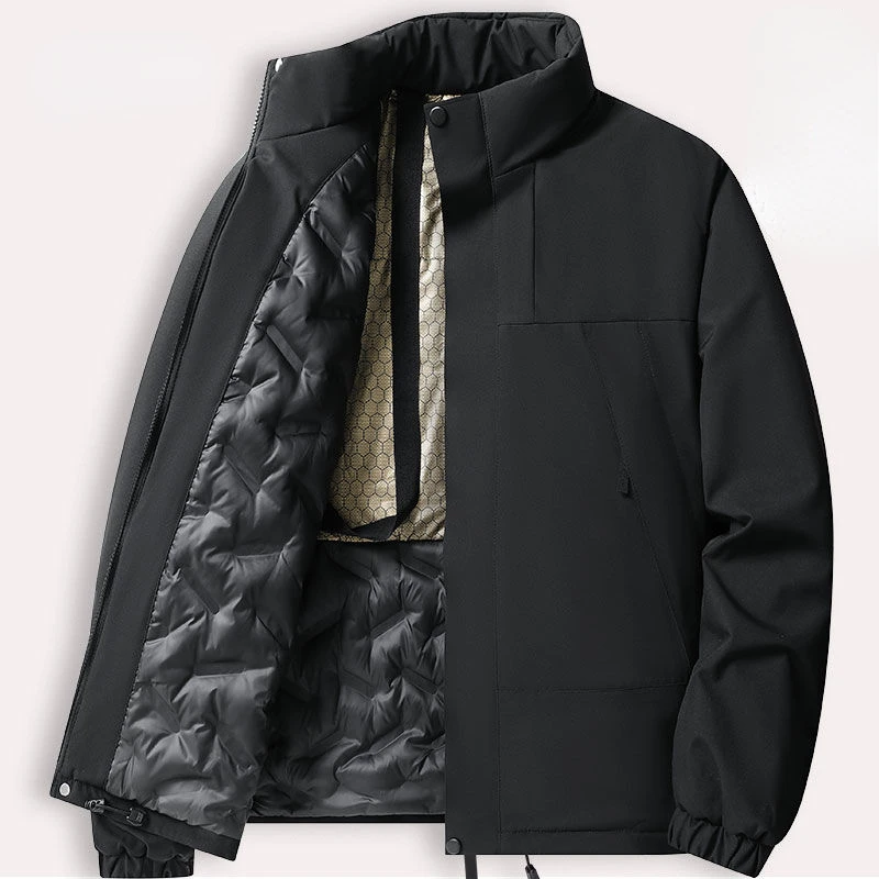 Men's Women's Jackets Winter Patchwork Coats Warm Parkas Windproof Windbreaker Zips Sweatshirt Outdoor Outerwear Long Sleeve New