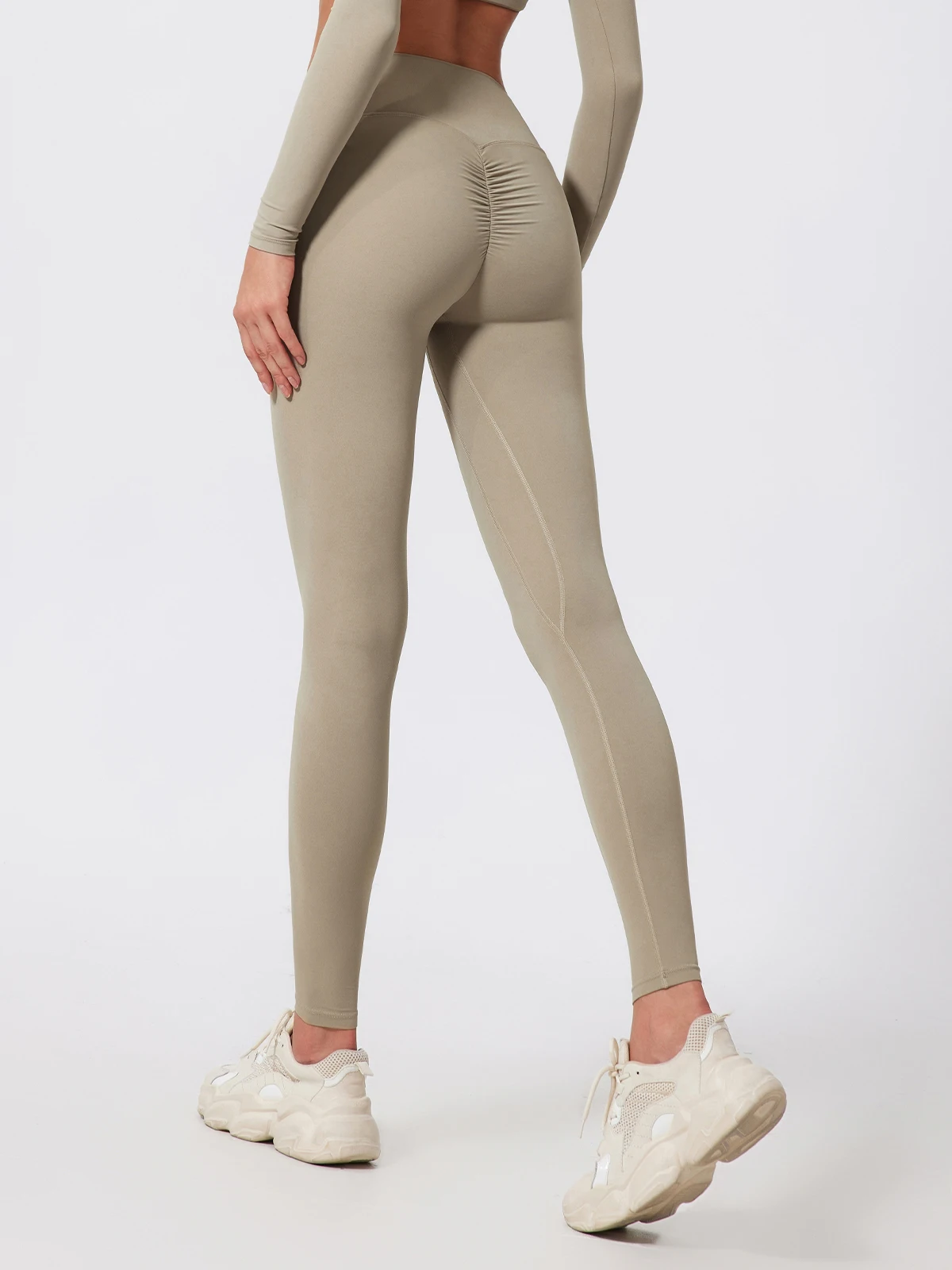 Neue Sommer High-Waist Sport-Leggings für Damen, Atmungsaktive Enge Hosen, Outdoor-Sportbekleidung, Damen-Gym-Sporthosen, Yoga-Damenhosen – Detail 14
