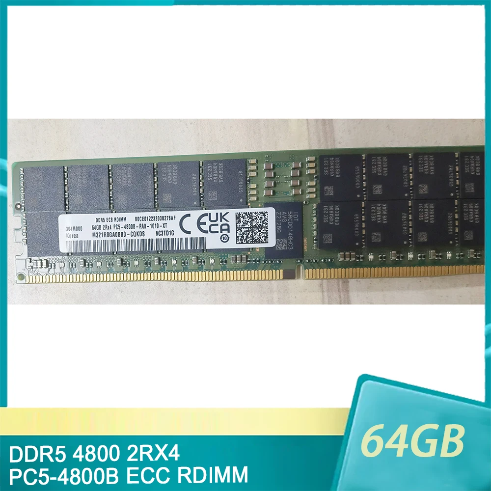 

Новая 64 ГБ 64 ГБ для Samsung DDR5 4800 2RX4 PC5-4800B Серверная память ECC RDIMM