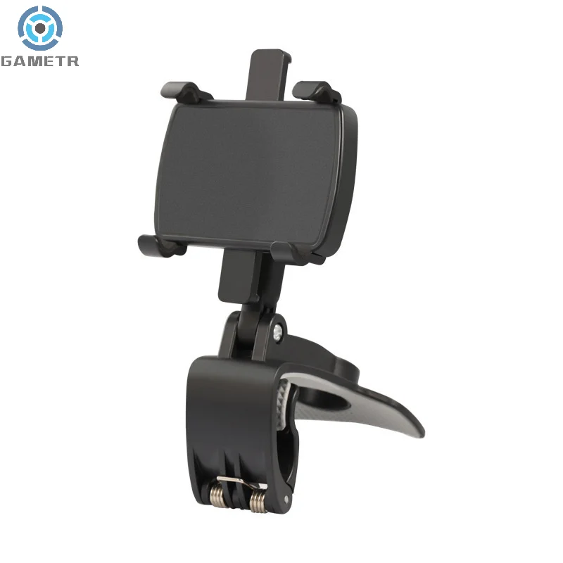 Support de téléphone au volant de voiture pour iPhone, clip de cluster, support de téléphone portable, rétroviseur, navigation rapide