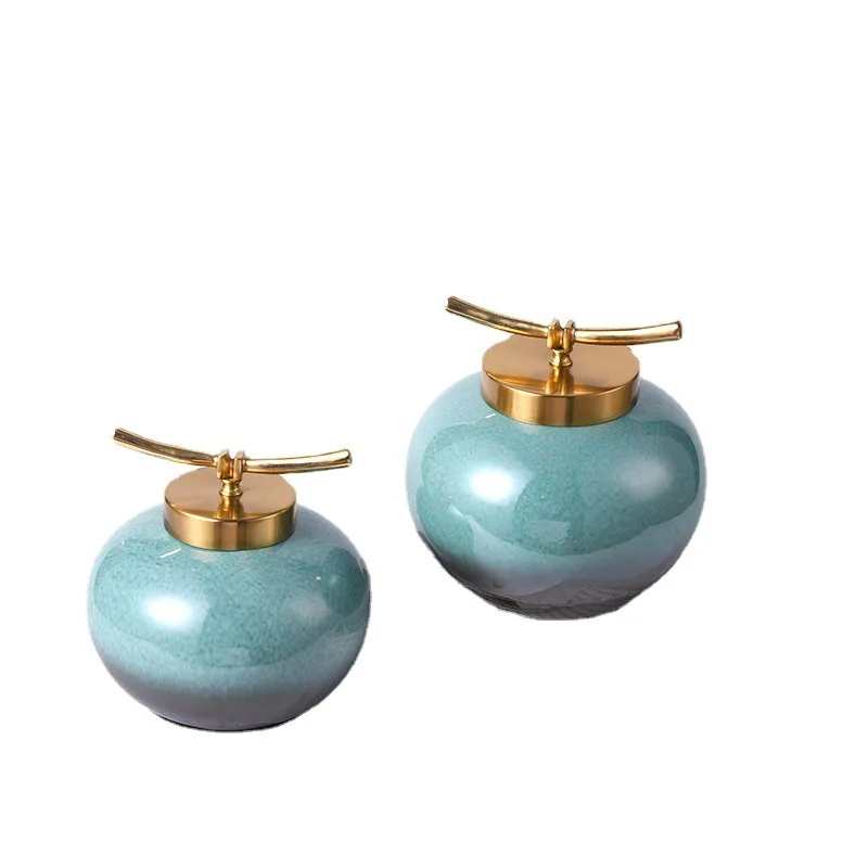 Model house ceramic ornaments, living room entrance window, tea room jewelry, Bogu rack, sales office soft decoration