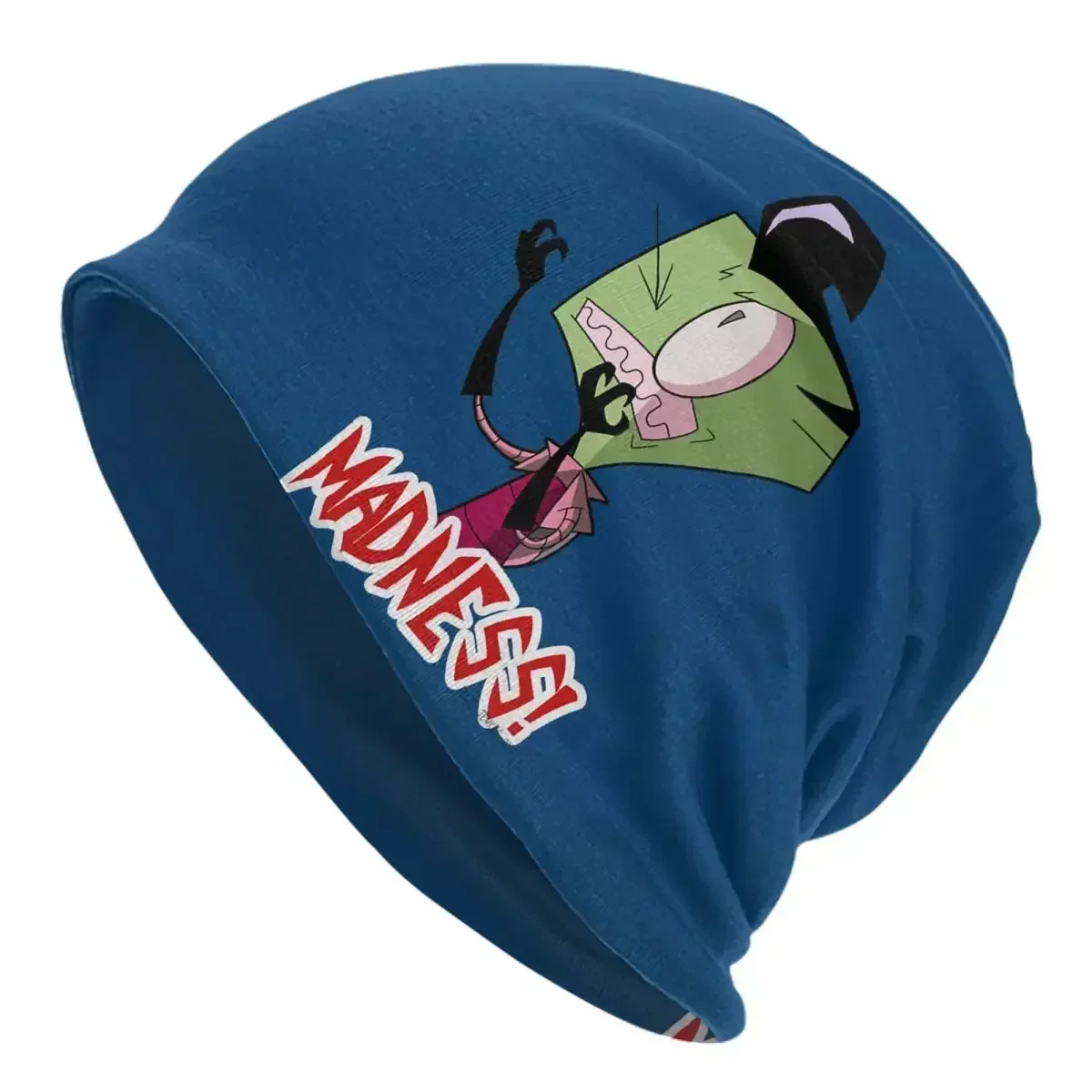 Invader Zim Madness Skullies Beanies Hats Warm Autumn Winter Outdoor Cap Knitted Bonnet Caps for Men Women Adult