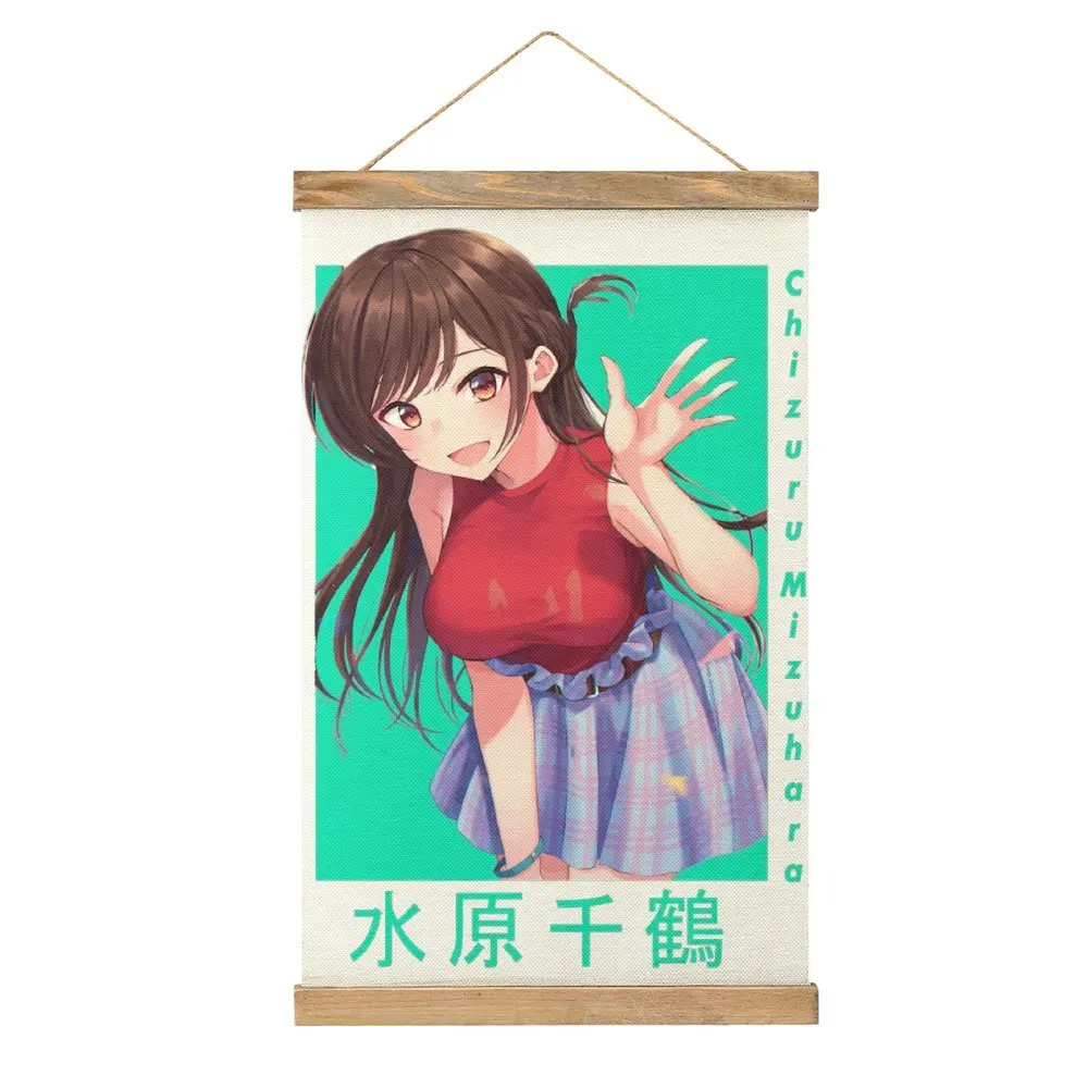 Canvas Hanging Picture Chizuru Mizuhara Classic For Sale Graphic Cool Funny Joke Draw Bedroom Craft Decoration  Style Hang Pictu