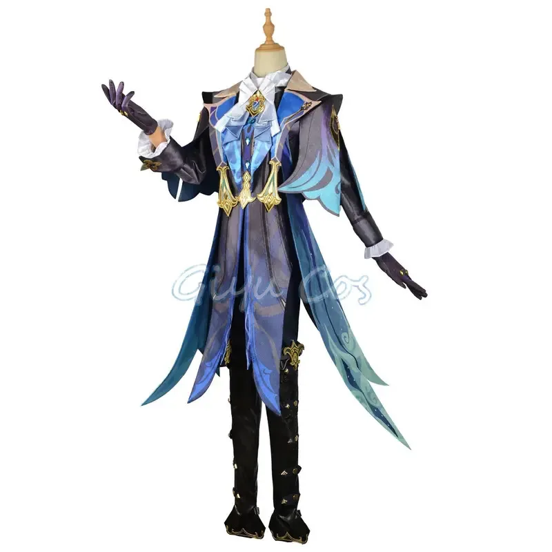 Neuvillette Cosplay Costume Genshin Impact Carnival Uniform Anime Halloween Party Costumes Masquerade Men Game