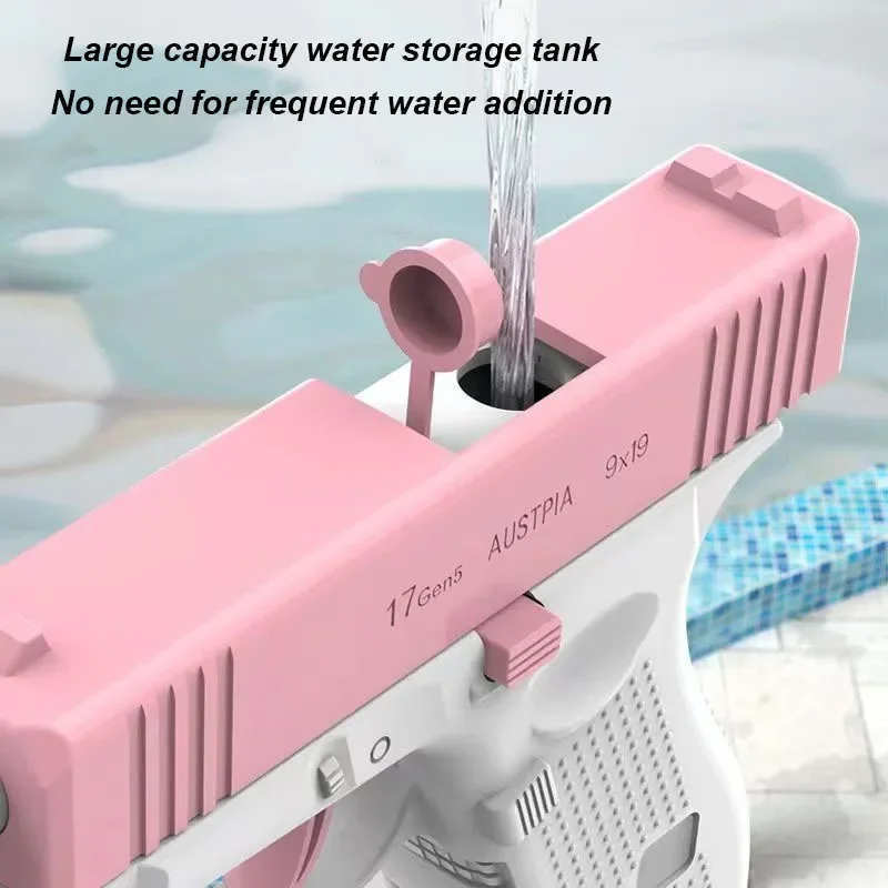 Popular Toys At Glock Water Park Summer Water Battle Toys Water Gun Pink White Blue White Gifts Playing with Friends