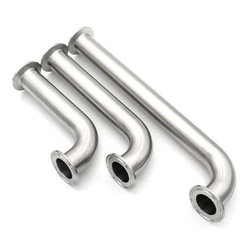 Imagen 1 del producto 304/316L Acero inoxidable codo de 90 grados Tri abrazadera extensión larga 25 38 51mm tubo instalación de tubería sanitaria Homebrew 1 ""1,25"" 1,5 ""2""