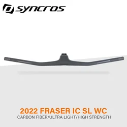 Syncros Full Carbon IC SL WC 740-780mm MTB Integrated Cockpit Handlebar -20° BMX Racing Bike UD Matte Bike Handle Bars