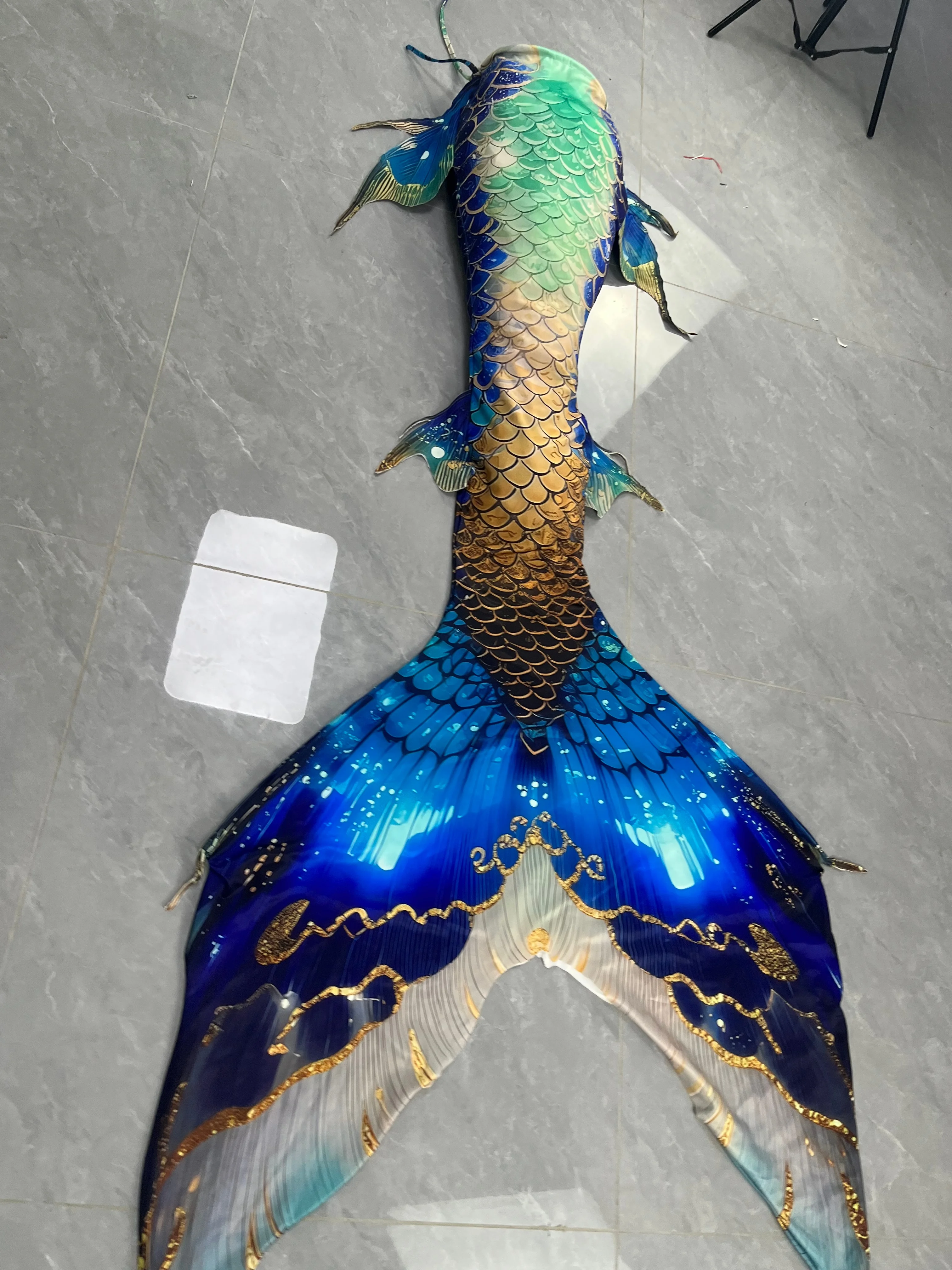 

High-Quality Underwater Shooting High-Definition Blue Adult Mermaid Costume