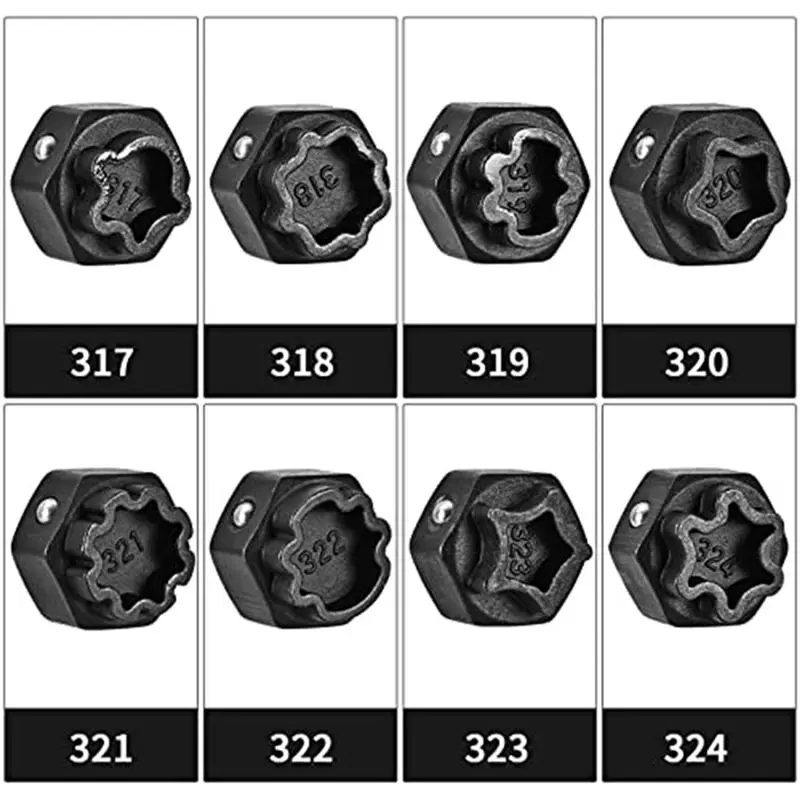 مجموعة إزالة قفل العجلة ABNH متوافقة، مجموعة إزالة صواميل قفل العجلة للإزالة والقفل