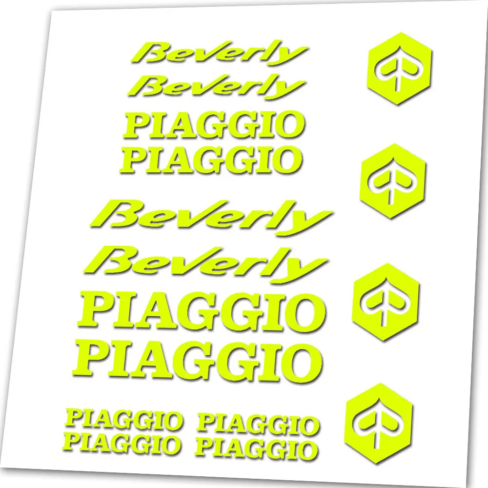 Compatible For Piaggio Beverly Logo Scooter Decal Stickers