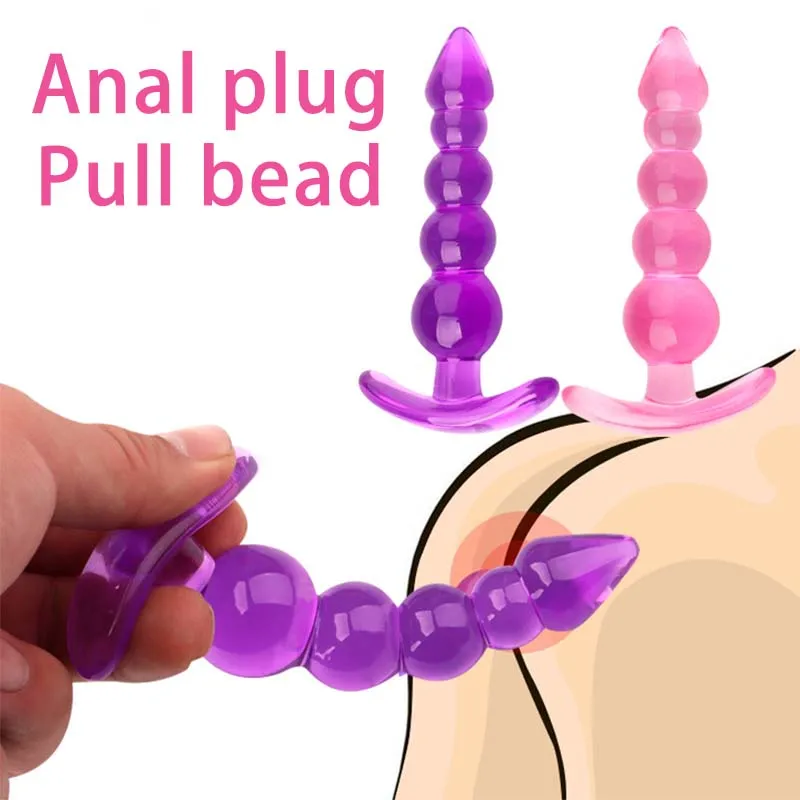 Soft Silicone Anal Plug Dildo Asshole Plug Prostate Massager, Unisex Adult Sex Toys, Ladies Sex Toys Soft Anal Dildo