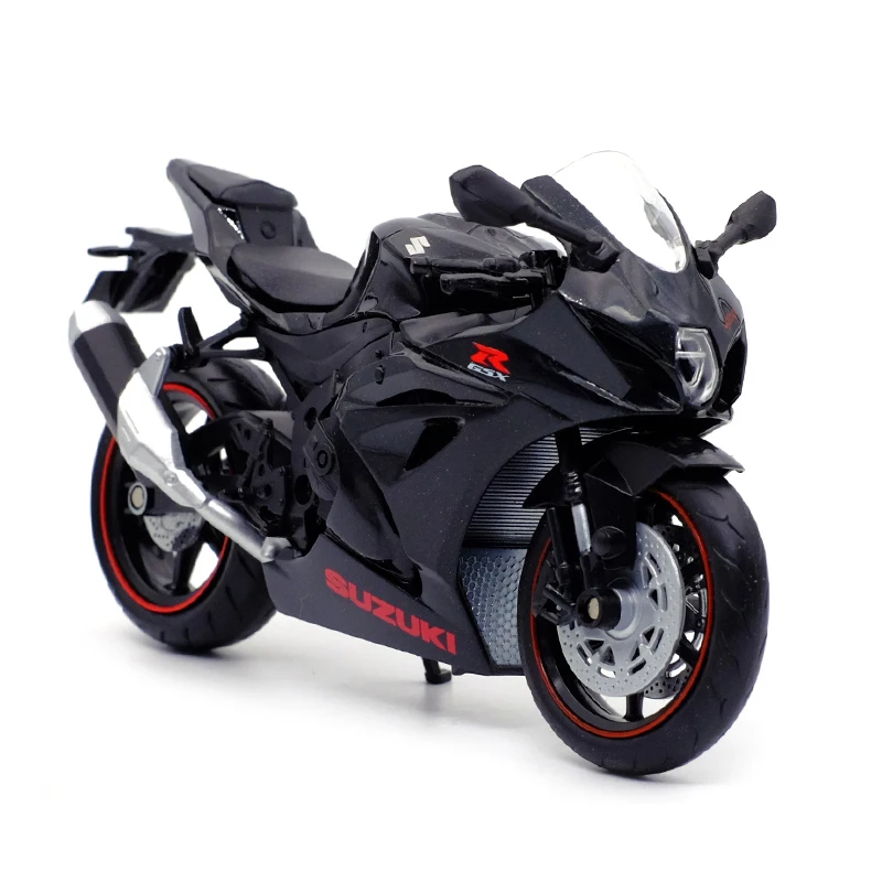 1:12 Suzuki Gsx R1000R L7 Alloy Diecast Sport Motorcycle Model Workable Shork-Absorber Toy For Children Gifts Toy Collection