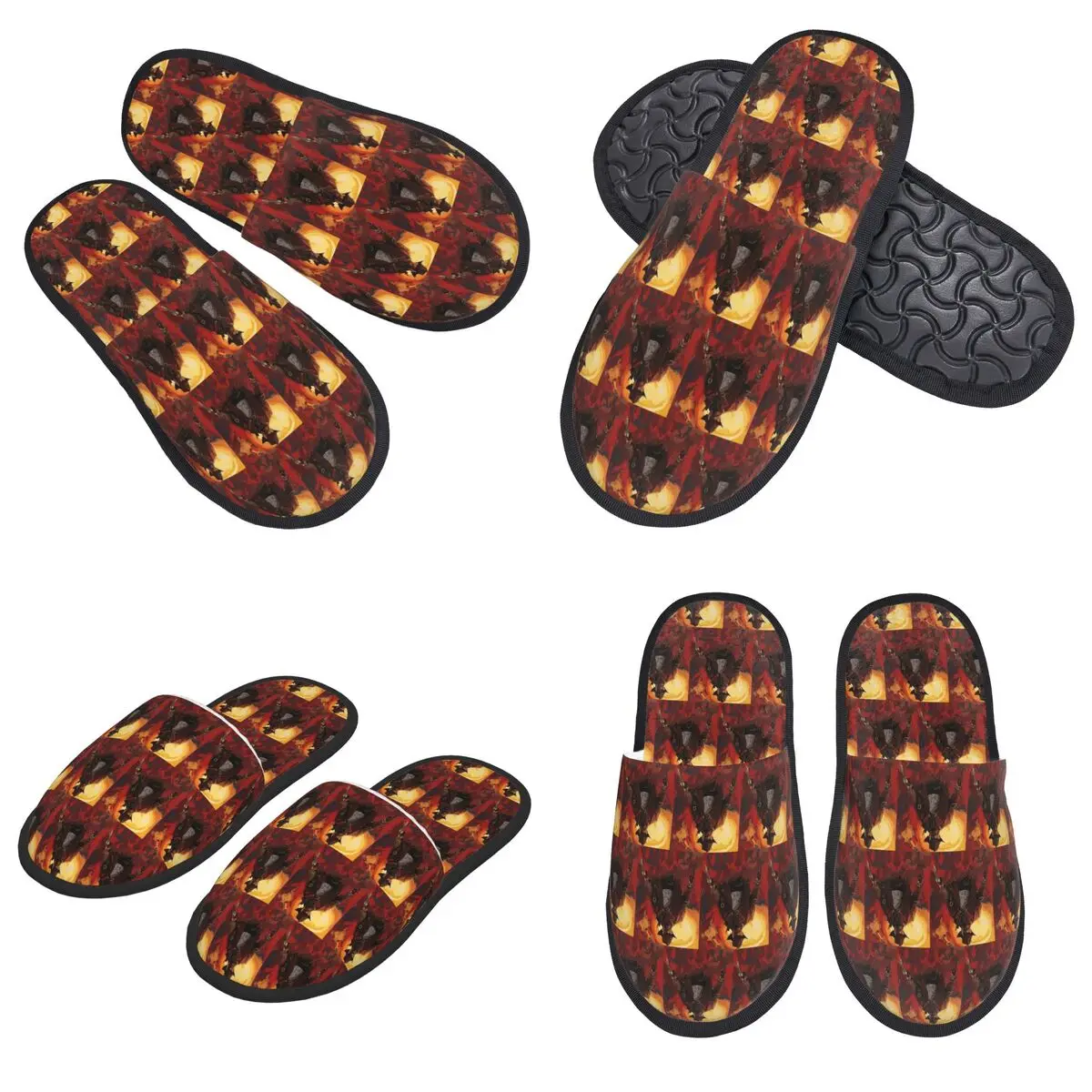 

Custom Arthur Morgan RDR2 Slippers Memory Foam Warm Soft Women House Slipper Bedroom Fluffy Shoes