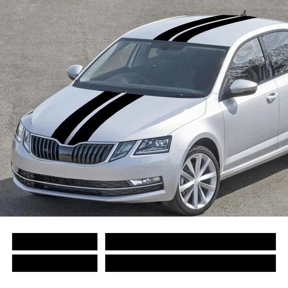 

Car Hood Roof Stickers For Skoda Octavia Combi 1 2 3 MK3 VRS RS Graphics Stripes Decor Decal Vinyl Cover Auto Tuning Accessories