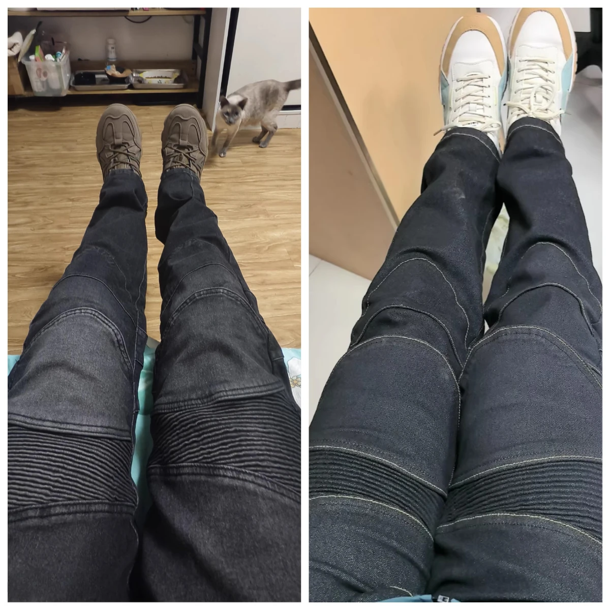 

Мотоджинсы с защитой от падений, классические мотобрюки для гонщиков, всесезонные мотоштаны