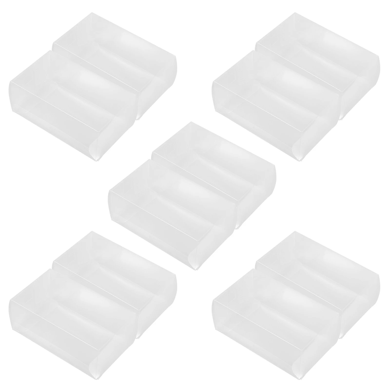 

25Pcs Clear Treat Boxes for Ice Cream Popsicles Cakes Macarons Pet Dessert Packaging Baking Cupcake Mousse Container Favor Gift