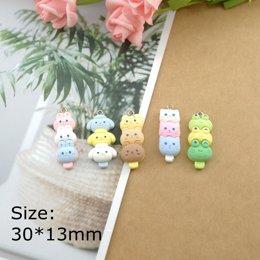 Cute Cartoon Cat Frog Charms for Earring Bracelets Jewelry Making DIY Pendants Wholesale Bulk