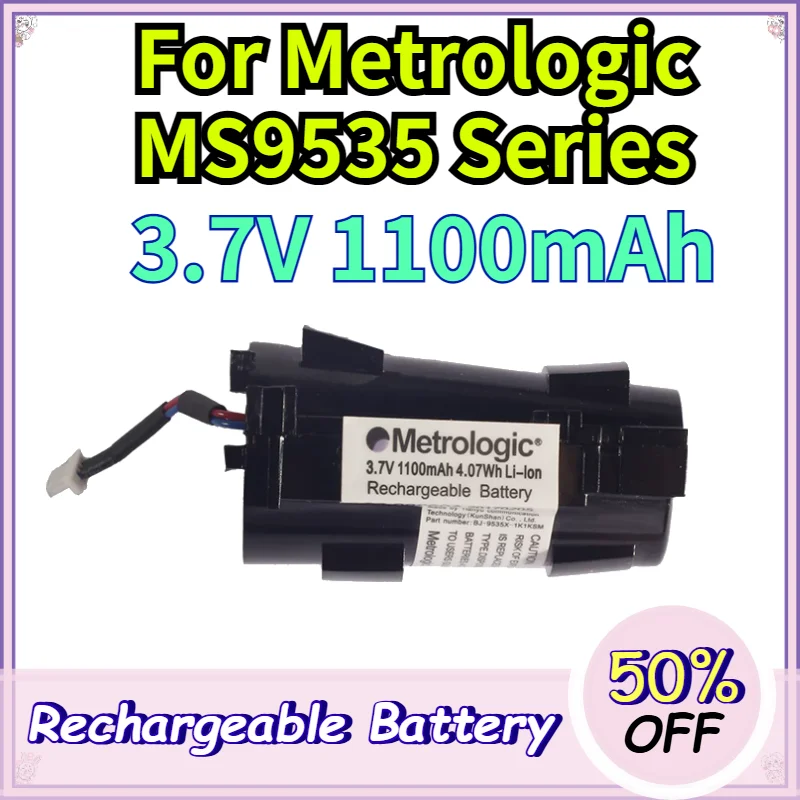 3.7V 1400mAh Battery 00-06260A for Metrologic MS9535 MS9535BT VoyagerBT Dolphin 9535 Scanner