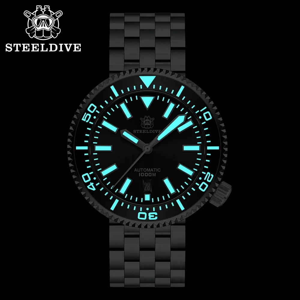 SD1976 New Arrival ! STEELDIVE  Dive  NH35A Japan Automatic Movement Stainless Steel Sapphire 1000m Dive Watch Men