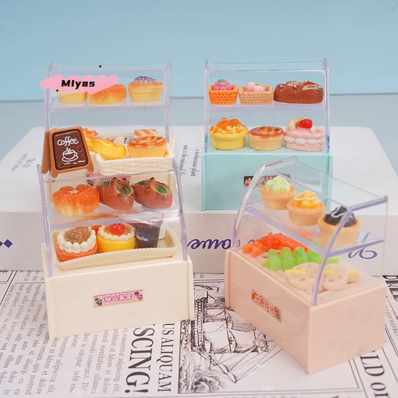 

Миниатюрный масштаб 1/12, супермаркет, удобный магазин, витрина, шкаф для кукольного домика, микросцена, орнамент, детская игрушка для ролевых игр