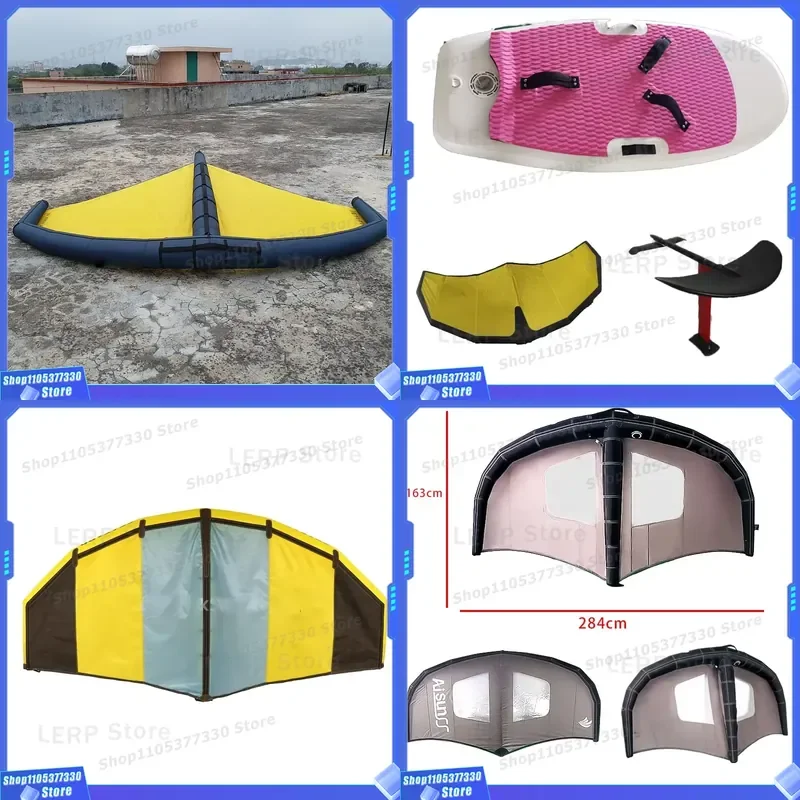 ODM Kitesurf Wing Surf Customize Inflatable Sup Foil Board Wingfoil Windsurf Sail Wing Carbon Fiber Handle 5m Wing Foil