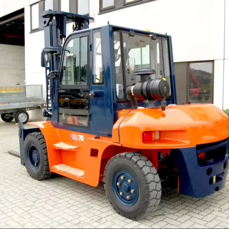 6 Ton Heavy Duty Diesel Forklift Equipped Cabin and Ergonomic Control System CPCD60 Diesel Forklift