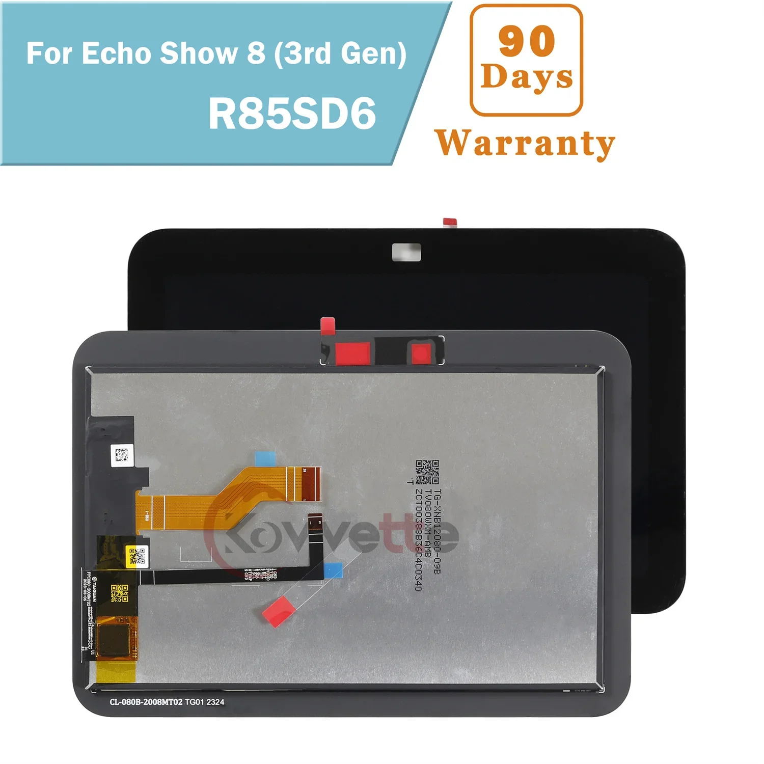 For Amazon Echo Show 8 (3rd Gen) R85SD6 LCD Display and Touch