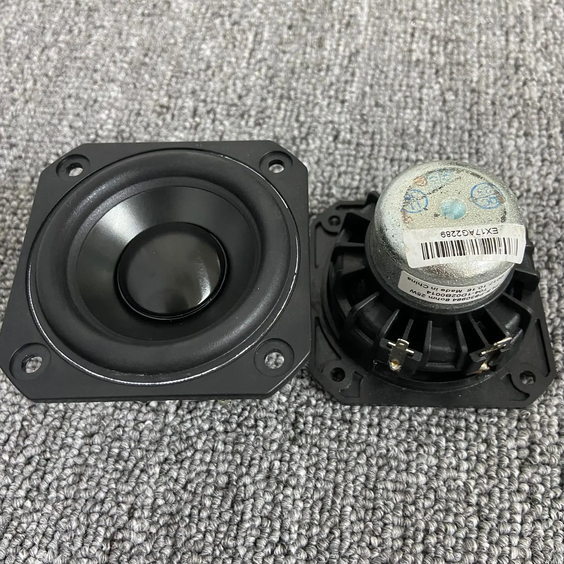 GHXAMP For Peerless P830984 2.5 inch 2.75 inch full frequency speaker Long Stroke Neodymium 8ohm 25W Genuine 2PCS