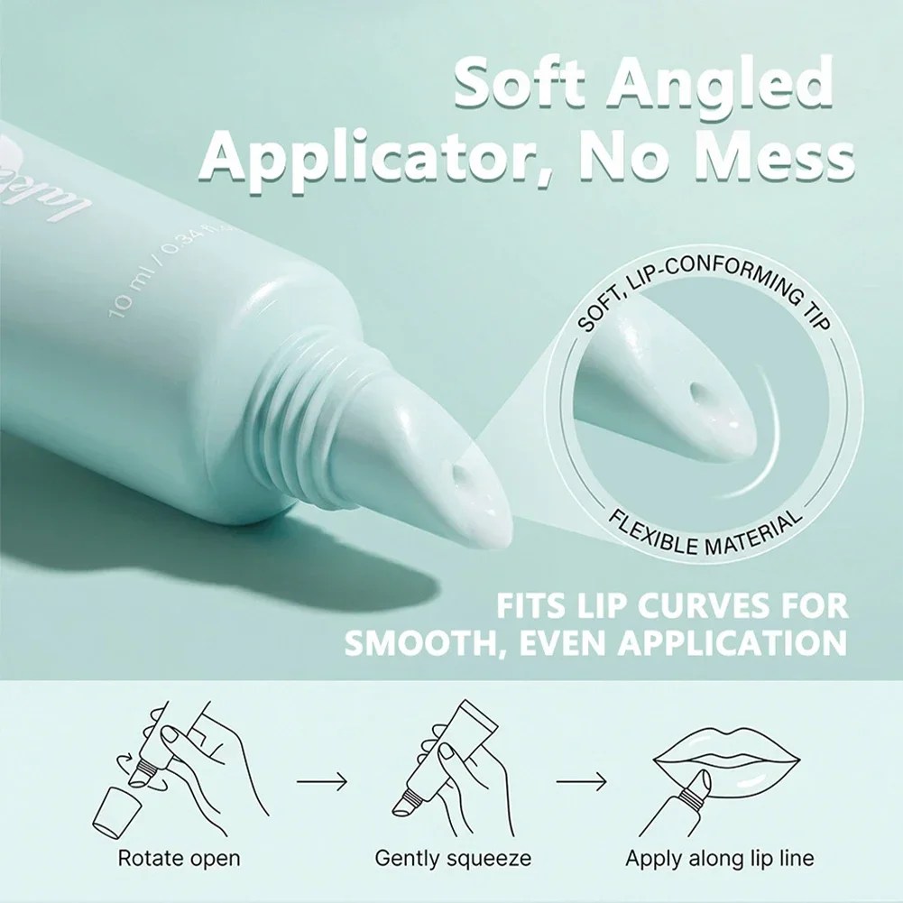 Exfoliating Peel Off Lip Mask, Soothing Hydrating Prep Lip Treatment, Clear Dead Cuticles Glossy Plump Lips Before Lip Makeup