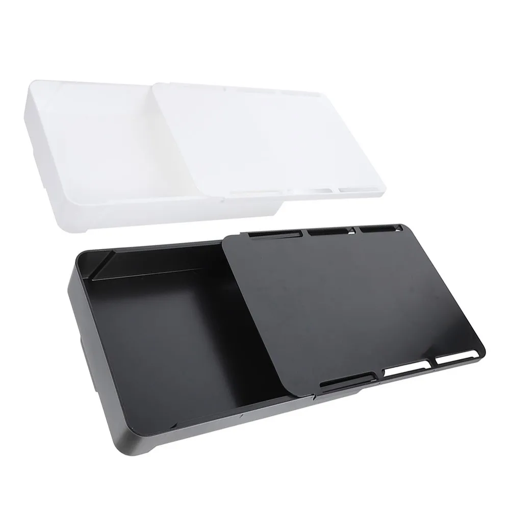 2Pcs Storage Box Under Desk Organizer Hidden Slide Out Drawer for Office School Desktop Small Sundries Pen Holder