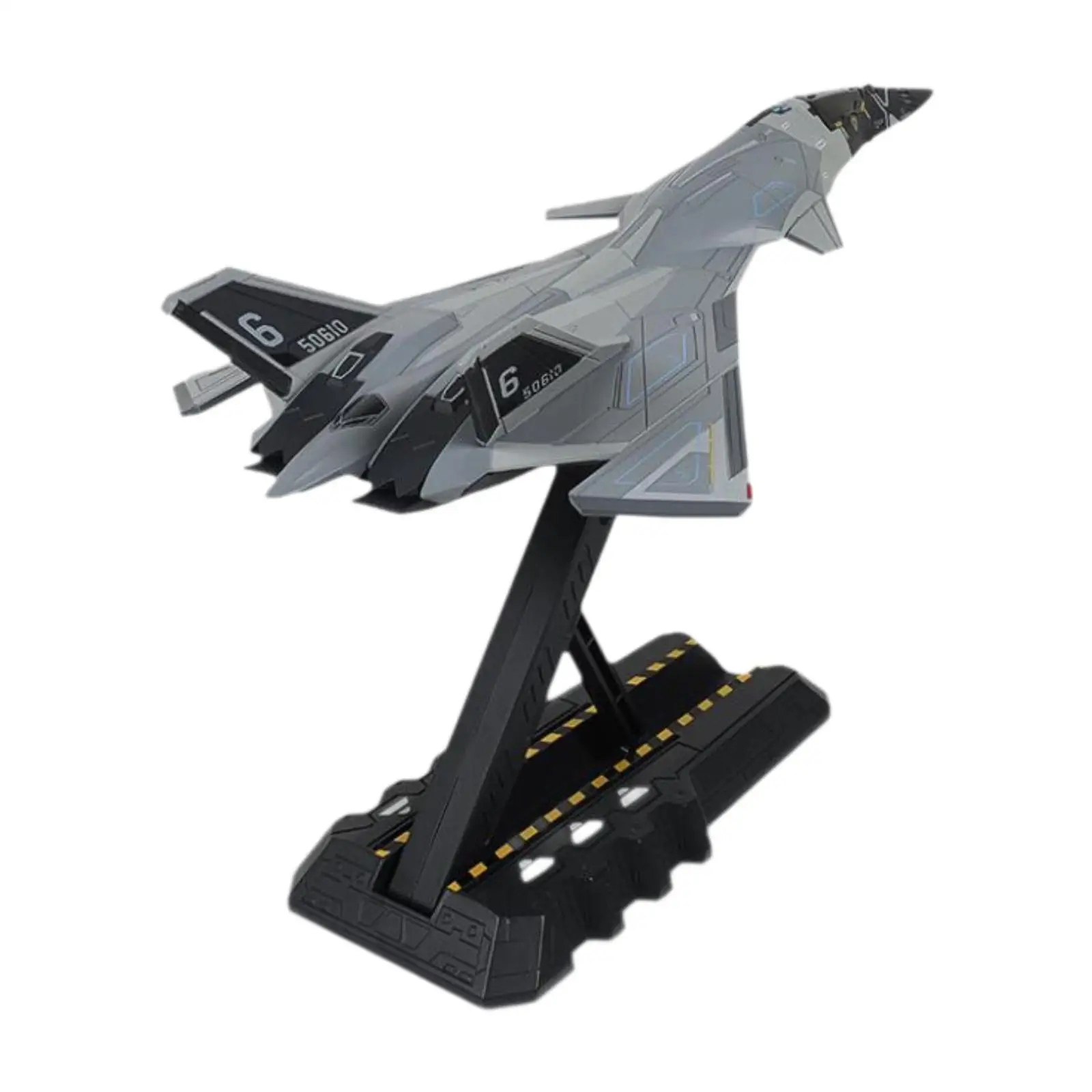 1:72 Diecast Fighter Model Detachable with Base for Bar Livingroom Shelf