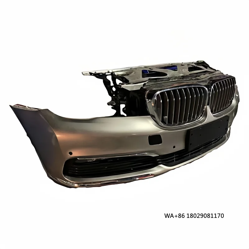 

Для серии-7 G11G12 LCi передний бампер в сборе с радиатором, высококачественный автомобильный бампер, переднее светодиодное освещение