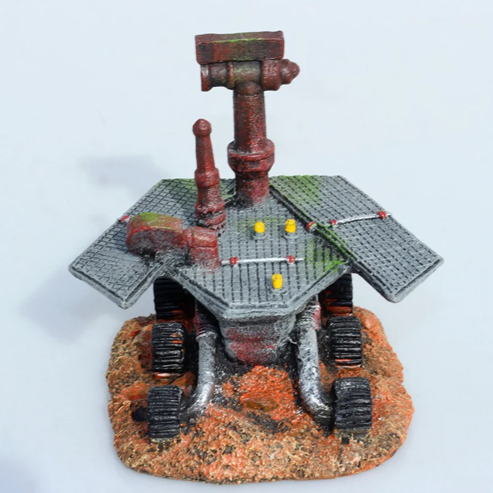 

1Pcs Mars Resin Ornament Fish Tank Decoration Simulated Resin Craft Underwater Landscaping Aquarium Supply Bright Natural