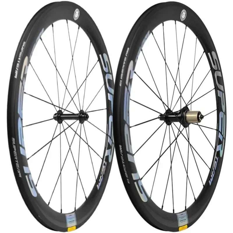 NEW.Carbon Fiber Road Bike Wheels 700C Clincher Wheelset 50mm Matte 23 Width