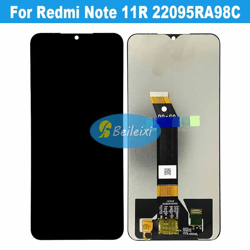 For Redmi Note 11R 22095RA98C LCD Display Touch Screen Digitizer Assembly