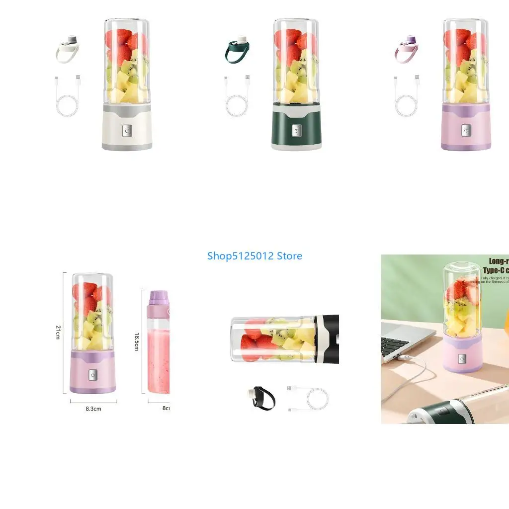 G8TC Handheld Blending Cup 500ml Capacity Design Perfect For Everyday