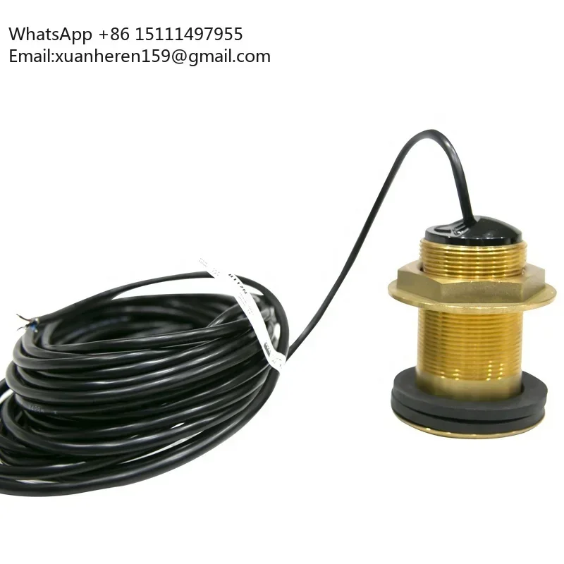 OVA Smart Depth Bronze 600W NMEA 2000 Marine Transducer Thru-Hull A-B117N Transducer