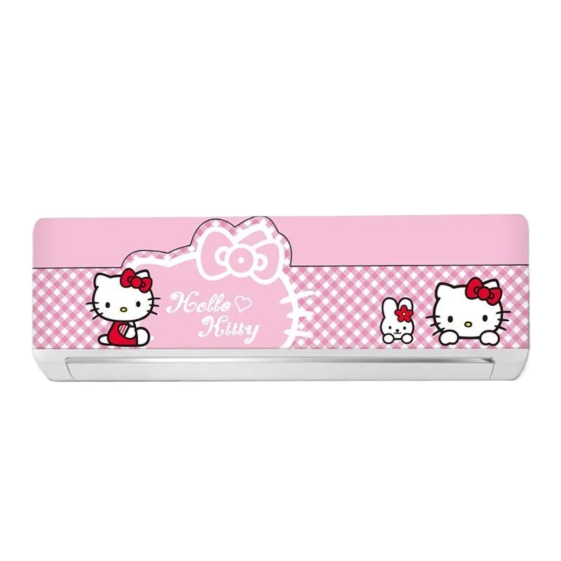 Hello Kitty Hanging Air Conditioner Stickers Cartoon Refurbishment Hanging Decoration Anime Home Air Conditioner Stickers