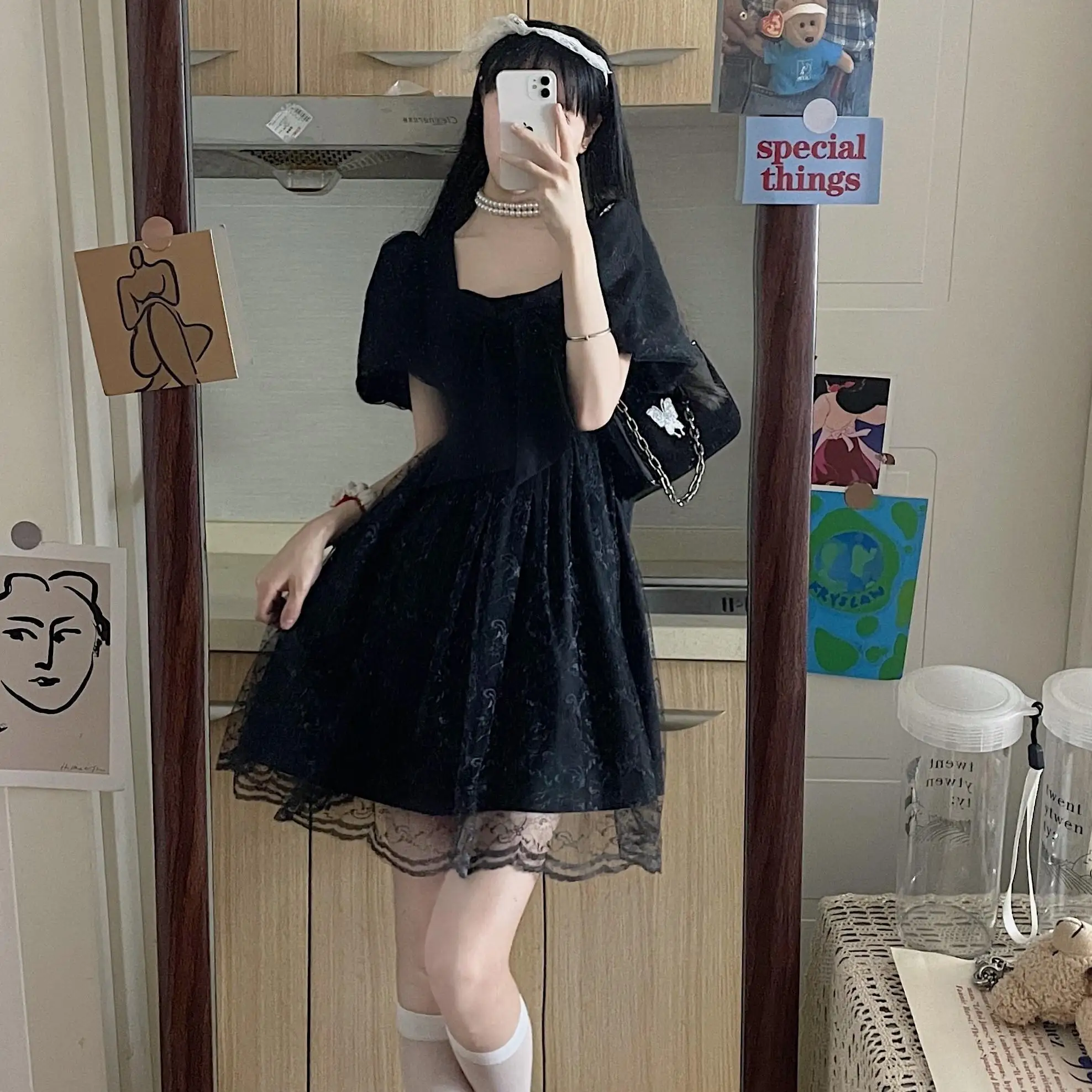 chinese dress ladies Amazon.com: Cute Dress for Teens Girl Two Piece Set Bunny Prints Casual  Cotton Dresses for Spring Autumn (M) Black White: Clothing, Shoes & Jewelry main image 0