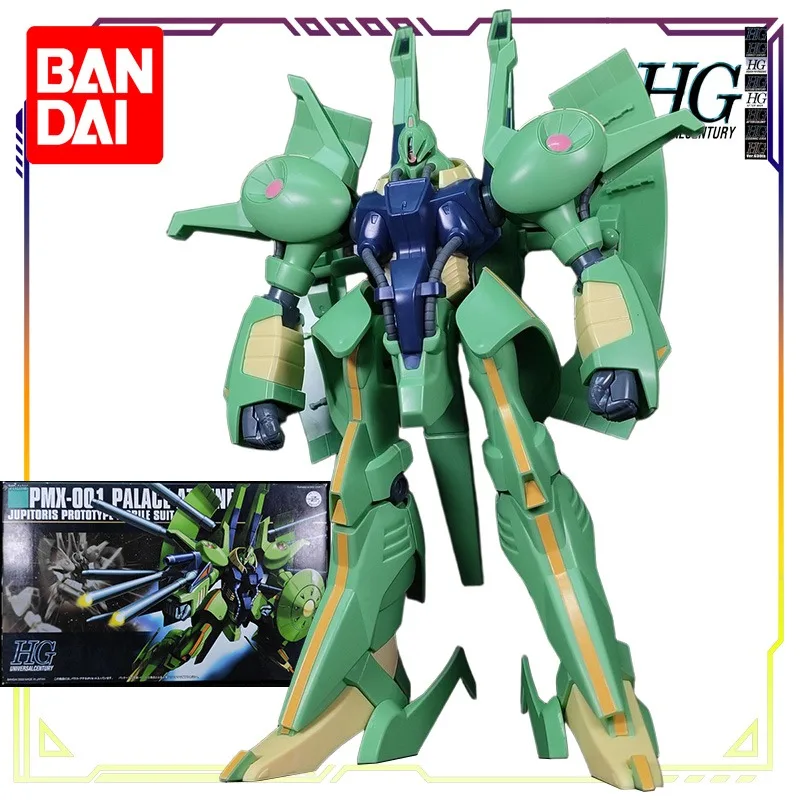 

BANDAI Original 1/144 HGUC Assembly Model Series 060 PMX-001 Pallas Athena Action Figure Model Toys Movable Model Gifts Fo Boys
