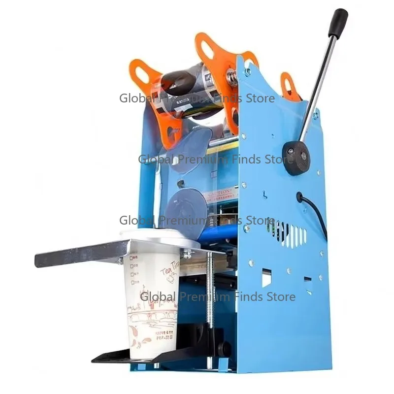 

Low Priced Electric & Manual Heat Sealing Machine for Beverages Hand-held Paper Plastic Cup Sealer for Milk Tea Cups