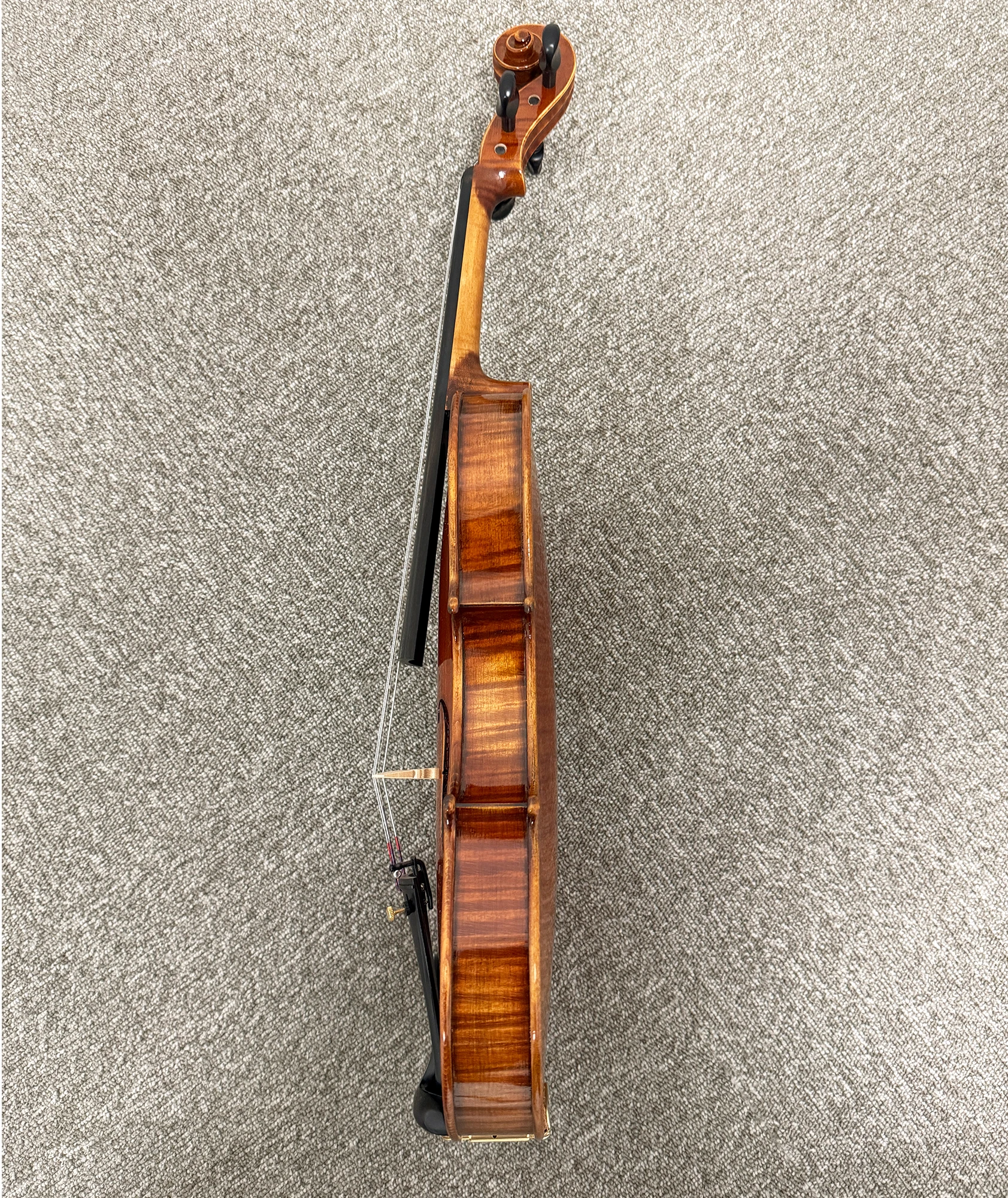 高級虎皮模様手作りバイオリン4/4、手描きプロ仕様バイオリン4/4