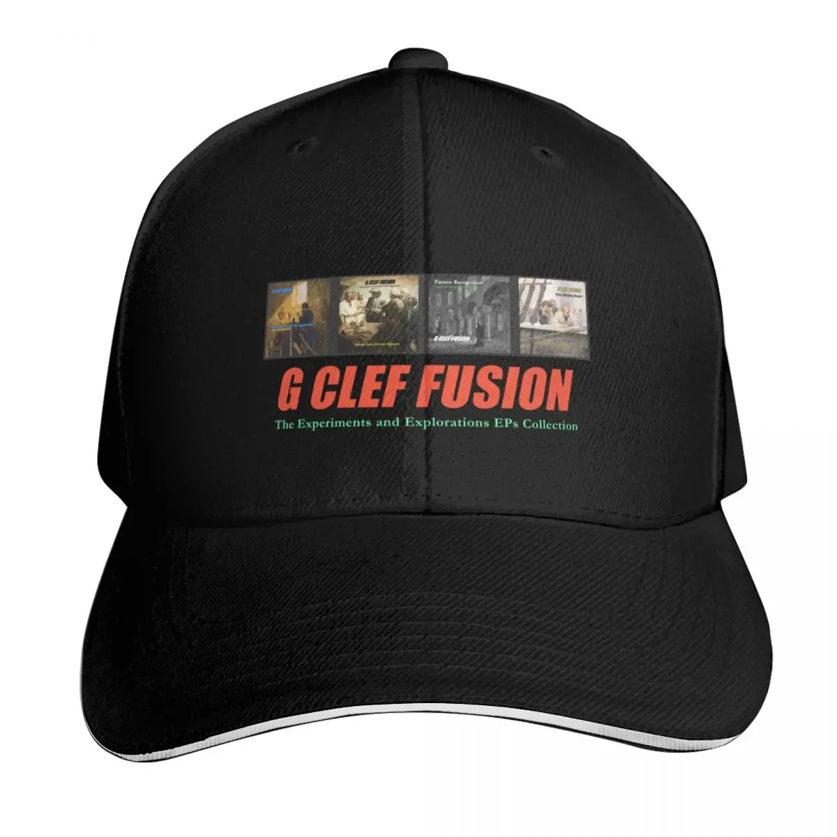 EP Collections Collage Baseball Cap Breathable Mesh Back Moisture Wicking Quick Dry Curved Brim Classic Fit
