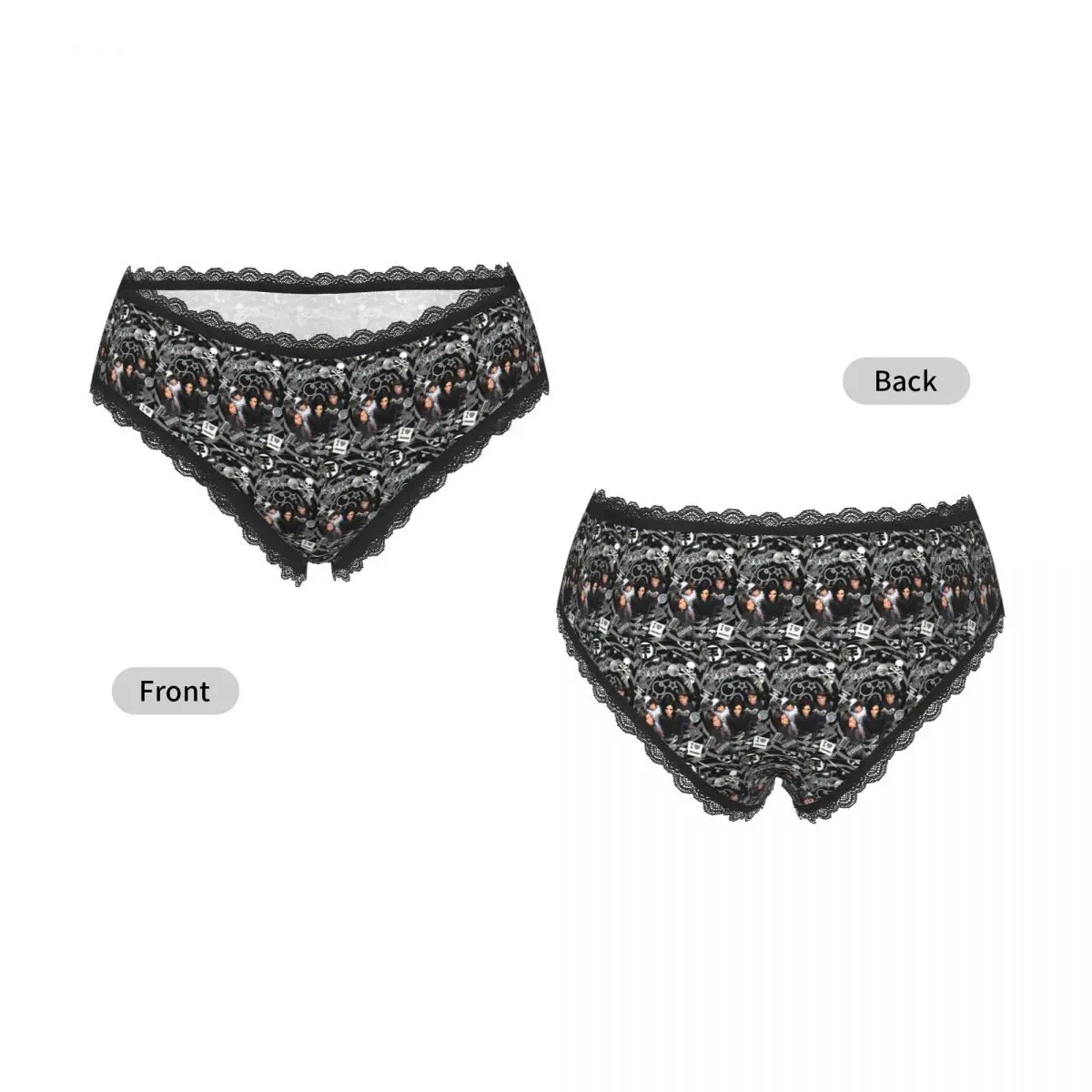Custom Tokio Hotel Emblem Panties Briefs Women's Comfort Briefs Underwear Breathable Female Underpants