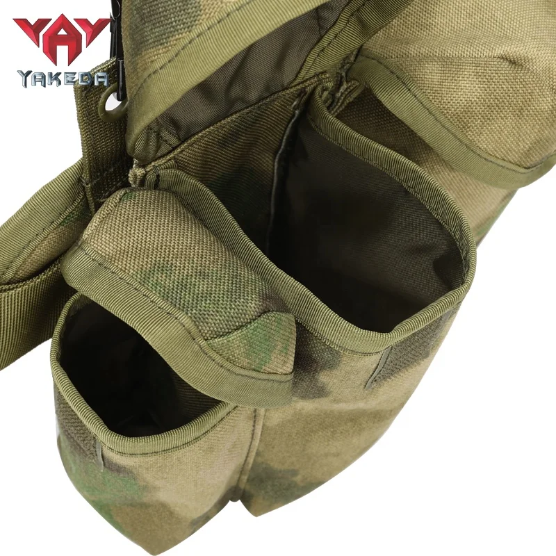 YAKEDA chaleco táctico MOLLE camuflaje verde - nylon 1000D exterior - imagen 5