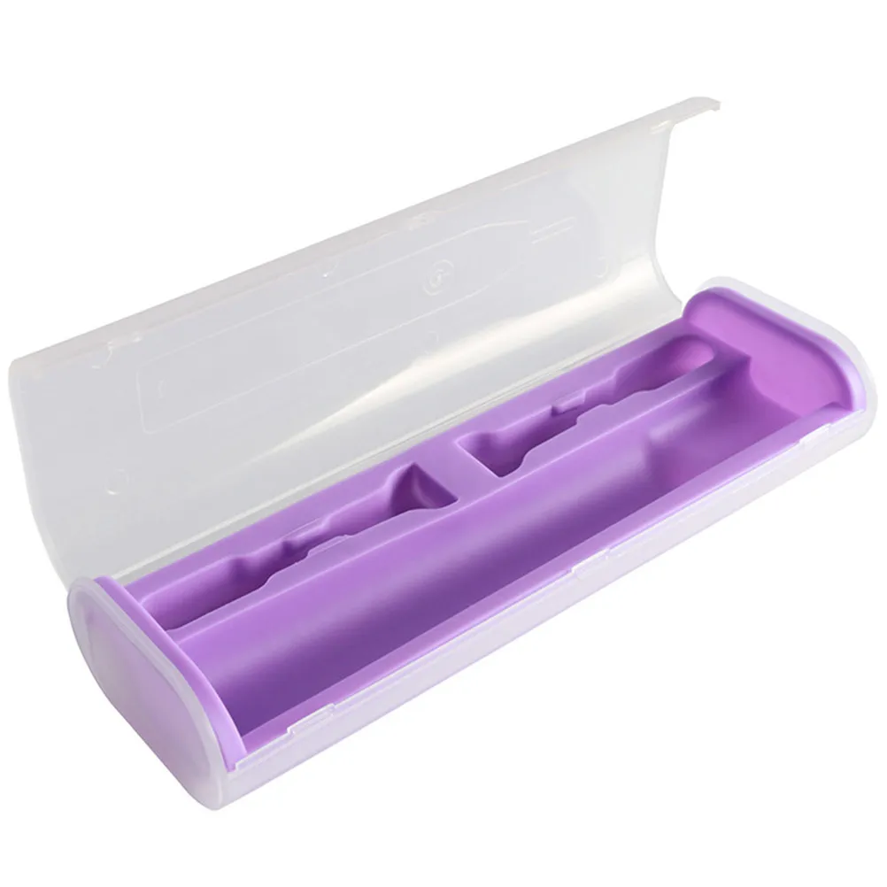 Electric Toothbrush Storage Box Compact Travel Portable Case Holder for 2 Brush Heads One Toothbrush Outdoor Use