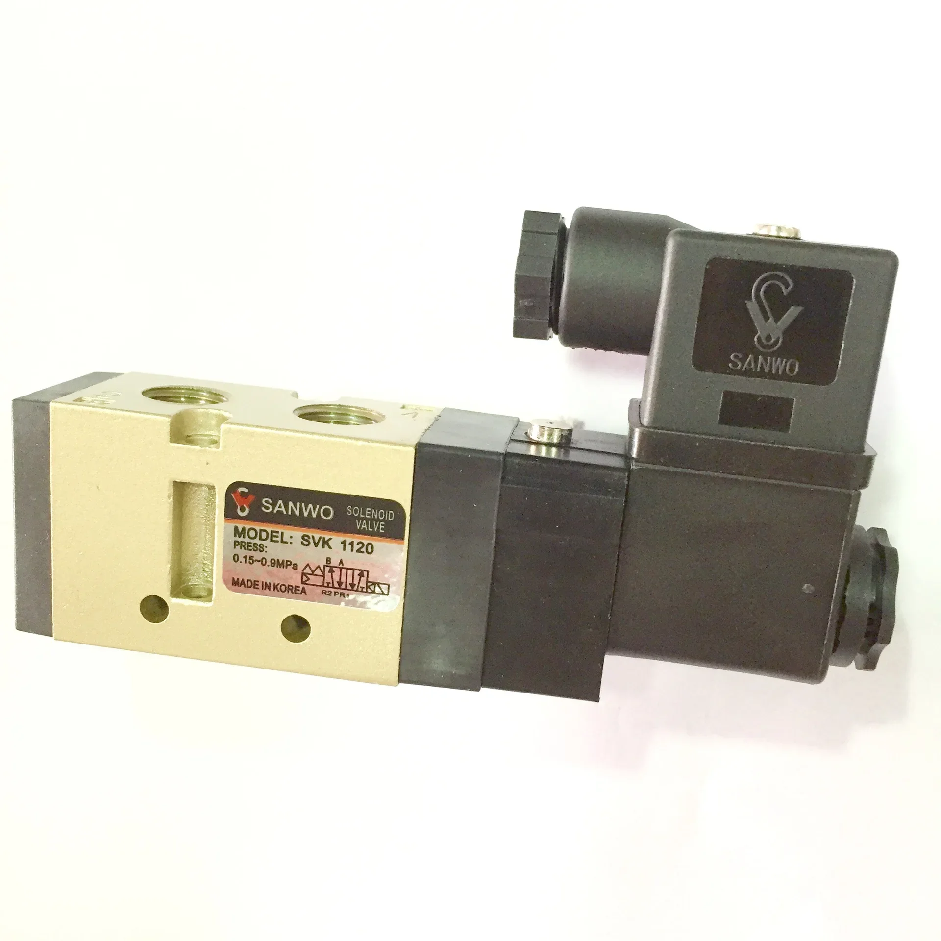Válvula Neumática SANWO MODELO SVK 1120 HECHO EN COREA VÁLVULA SOLENOIDE