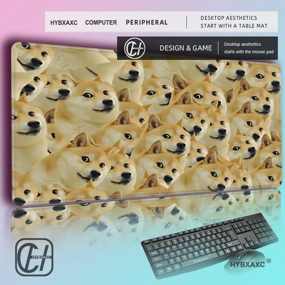 

HYBXAXC Vintage Dog Pattern XXL Mouse pad, waterproof non-slip rubber desk mat for gaming office laptop keyboard