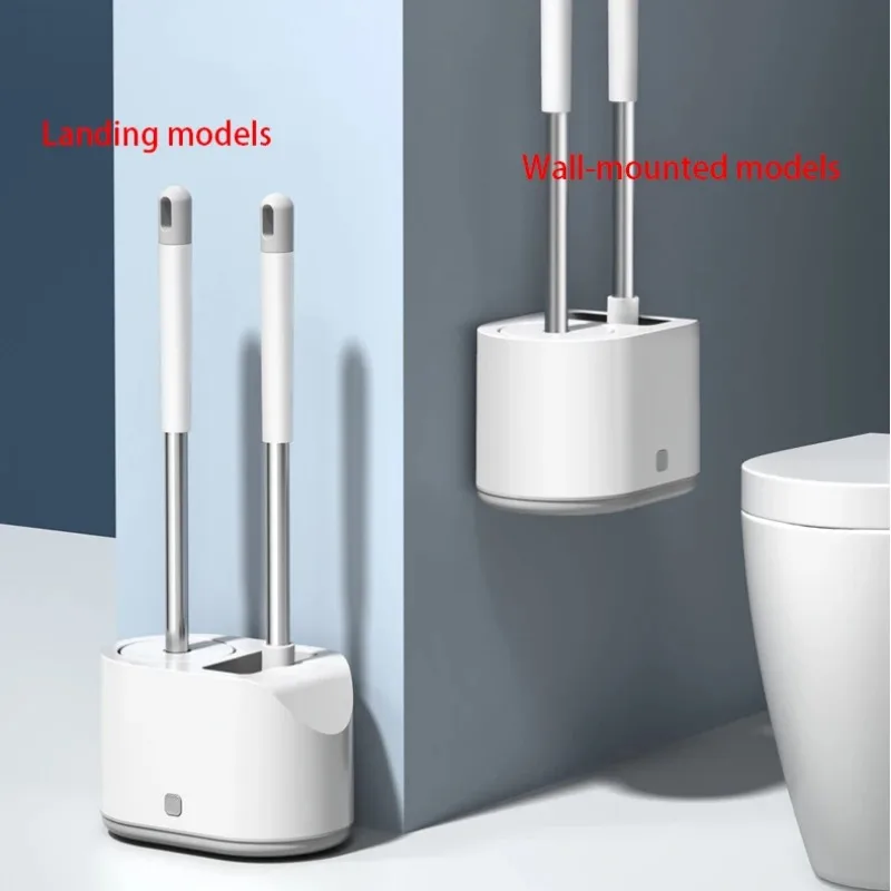 TPR Silicone Toilet Brush bathroom Cleaning brushes Leakproof water Wall Mounted for xiaomi Yijie Toilet Brush Bathroom Sets